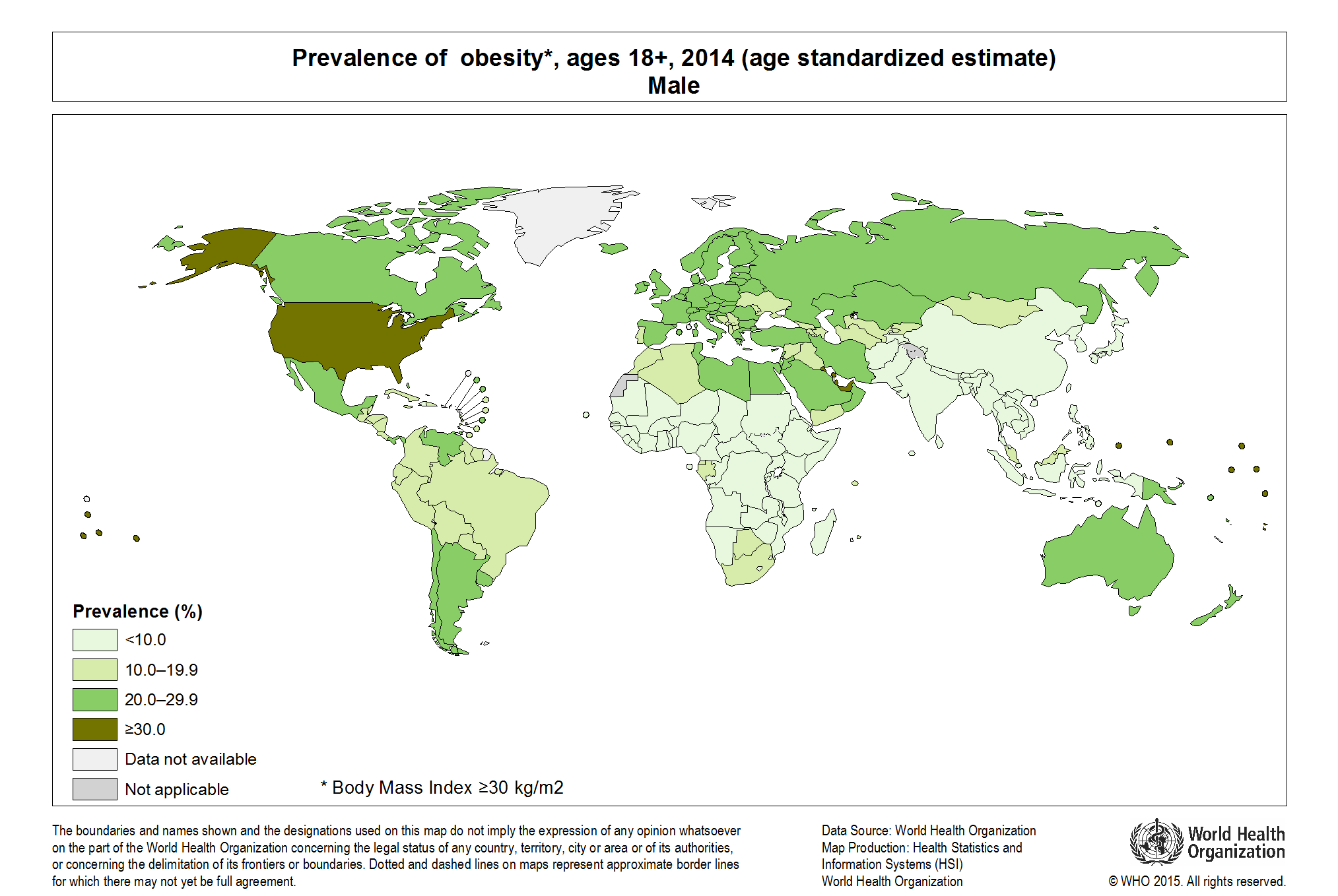 prevalencia obesidad hombre 2014