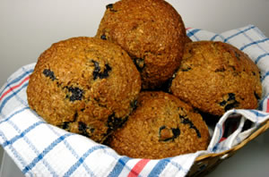 muffin salvado avena arandano